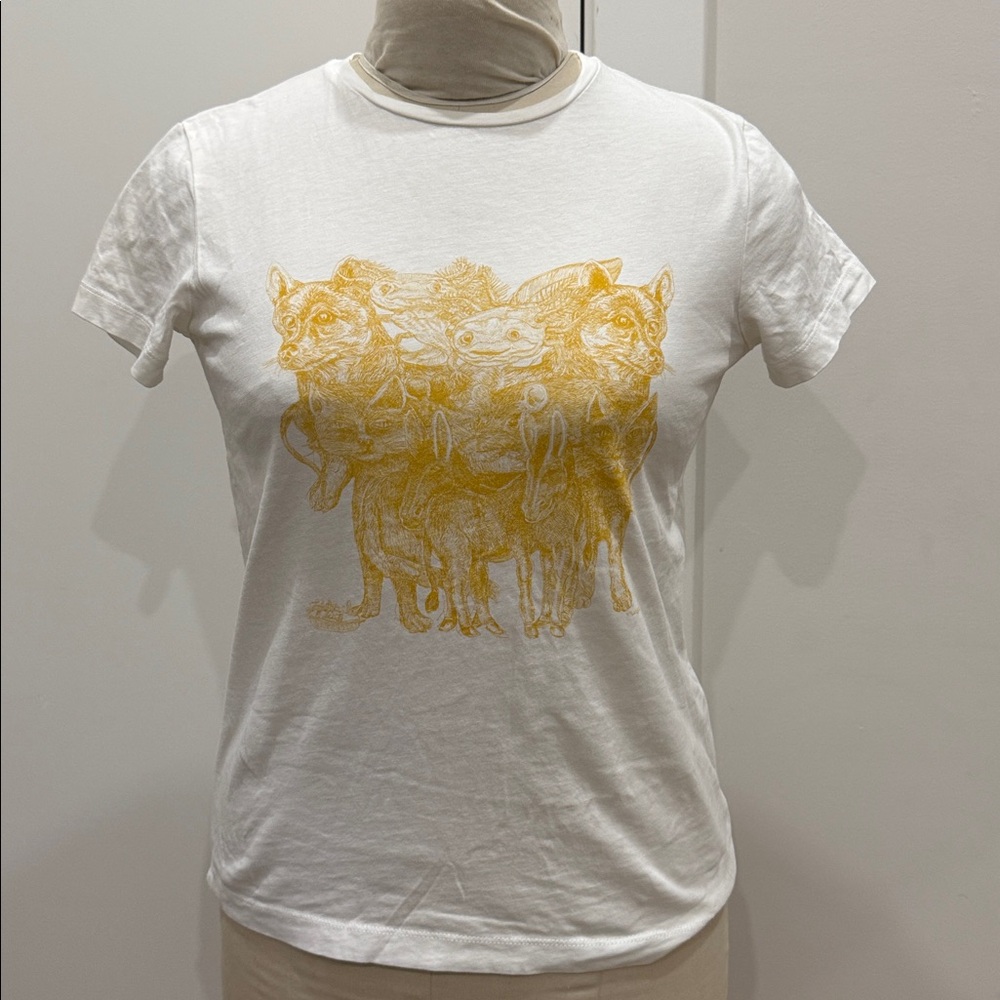 A.P.C. x Catherine Deneuve white t-shirt xsmall